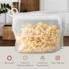 Reli. Reusable Silicone Bags (2 Pack) | Sandwich (1000 ml), Clear | Silicone Bags for Food Storage | Reusable Food Storage for Meal Prep | Leak-Proof, Dishwasher/Freezer Safe