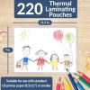 Reli. Thermal Laminating Pouches (220 Pack, Letter Size) | Laminating Sheets 8.5 x 11 | 5 Mil Comparable, Thick Lamination Pouches | Clear Plastic Paper for Heat Laminator Machine (9 x 11.5″)