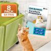 Reli. Cat Scratch Furniture Protector (8 Pack w/Pins) XL | Cat Couch Protector from Claws | Clear Plastic Anti Scratch Furniture Shield for Sofa