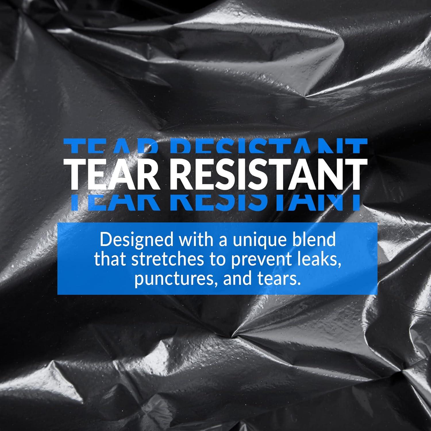 image:imageReli 13 Gallon Trash Bags 1000 Bags Black Tall Kitchen Strong Garbage
