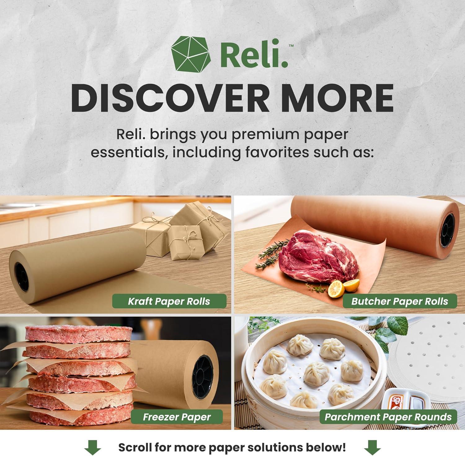 image:imageReli Newsprint Packing Paper 20 lbs 700 Sheets 27 x 17 Packing Paper Sheets for Moving Newspaper Box Filler Perfect for Wrapping Moving amp Packaging Supplies Made in the USA