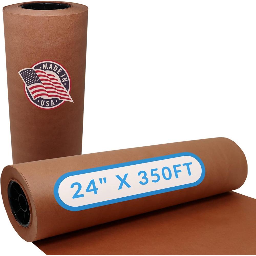 image:imageMade in USA Bulk Value 24 in x 350 ft 4200 in Reli Pink Butcher Paper Roll Food Grade Peach Kraft Paper for BBQ Butcher Wrap for Smoking Meat Unwaxed Meat Wrapping amp Smoking Pink24 Pink