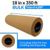Made in USA | Bulk Value 18″ x 350 ft (4200 inches) Reli. Brown Butcher Paper Roll | Food Grade Kraft Paper for BBQ | Smoking Meat | Meat Wrapping | Unwaxed (Brown)(18″ x 350 Ft (Butcher Paper))