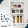 Reli. Airtight Food Storage Containers with Lids (16 Sets) | Kitchen Organizers and Storage Pantry Organizers | BPA Free Plastic Food Containers | Super Variety Pack w/Measuring Cup, 18 Labels, Pen