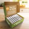 Reli. Compostable Spoons (200 Pack) | Soup Spoons, Disposable Utensils Heavy Duty | Compostable Utensils, Cutlery for Party, Hot Food, Party Supplies | BPA Free, Cornstarch (White)