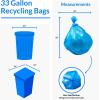 Reli. SuperValue 33 Gallon Recycling Bags (240 Count, Bulk) Made in the USA – Blue Trash Bags, 30-33 Gallon | Blue Recycling, Garbage | 33Gal with 30Gal, 33Gal, 35Gal Capacity(1 Count (Pack of 240))