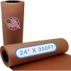Made in USA | Bulk Value 24 in x 350 ft (4200 in) Reli. Pink Butcher Paper Roll | Food Grade Peach Kraft Paper for BBQ | Butcher Wrap for Smoking Meat | Unwaxed, Meat Wrapping & Smoking (Pink)(24″ | Pink)