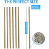 Reli. 1000 Pack Paper Straws (Kraft Brown) | Paper Straws for Drinking – Disposable, Biodegradable/Eco-Friendly | Use for Crafts, Party Decoration/Supplies, Restaurants, Juice (Brown)(1000)