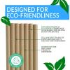 Reli. 1000 Pack Paper Straws (Kraft Brown) | Paper Straws for Drinking – Disposable, Biodegradable/Eco-Friendly | Use for Crafts, Party Decoration/Supplies, Restaurants, Juice (Brown)(1000)
