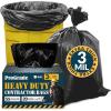 Reli. Contractor Garbage Bags 55 Gallon | 20 Trash Bags | Heavy Duty | Black Contractor(1 Count (Pack of 20))