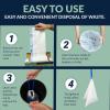 Reli. Commode Liners | Pack of 280 | Universal Fit | Bedside Commode Liners Disposable | Portable Toilet Bags(280 Count (Pack of 1))