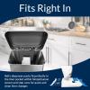 Reli. SuperFit Code P (60 Count) | Compatible with Simplehuman Code P | Dispenser Pack Custom Fit Liners | Drawstring Trash Bags | 50-60 Liter / 13-16 Gallon | White