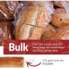 Reli. Bread Bags with Ties | 8 x 4 x 18″ | 250 Pack (250 Twist Ties) | Bulk Bags for Homemade Bread, Bakery, Loaf Packing | Clear, Large