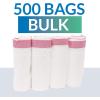Reli. Tall Kitchen Drawstring Trash Bags 13 Gallon | 500 Count Bulk | Kitchen Garbage Bags | White | 13 Gallon – 16 Gal Capacity